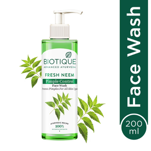 Biotique Neem Pimple Control Face Wash for Acne