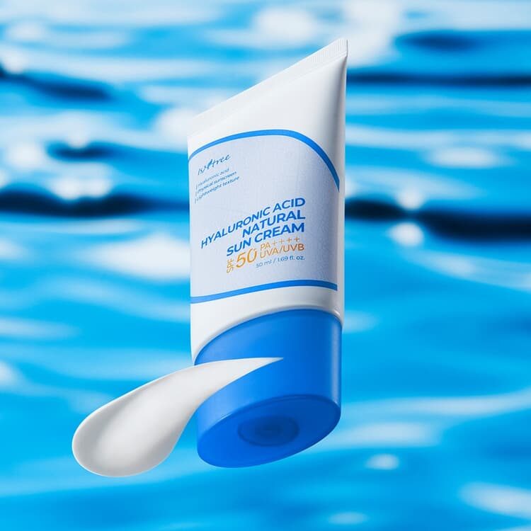 isstree hyaluronic acid natural sun cream