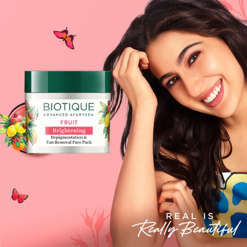 Biotique Fruit Brightening Tan Removal Face Pack