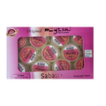 Myzia Sabaya Perfumed Body Cream – 10g Each, Pack of 12 | Youthful, Fresh Scent with Deep Hydration