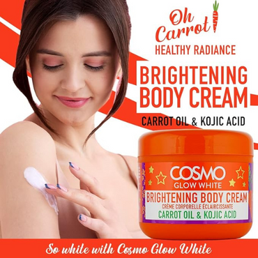 Cosmo Brightening Body Cream with Carrot Oil & Kojic Acid (300g)