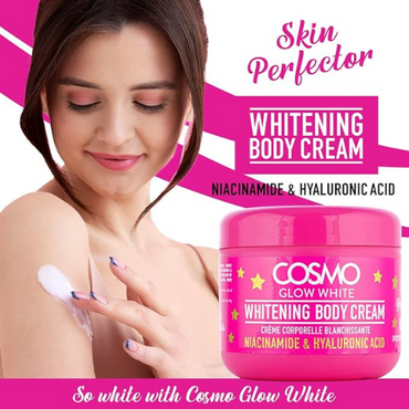 Cosmo Glow White Whitening Body Cream 300g – Pink | Unisex Whitening Skincare