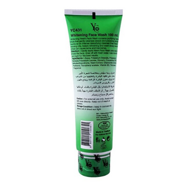 YC Whitening Neem Extract Acne Face Wash – Prevent Pimples, Deep Cleanse & Refreshing | 100 ml | Unisex