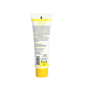 YC Whitening Lemon Extract Acne Face Wash – Oil Control, Pimple Prevention & Brightening | 100 ml