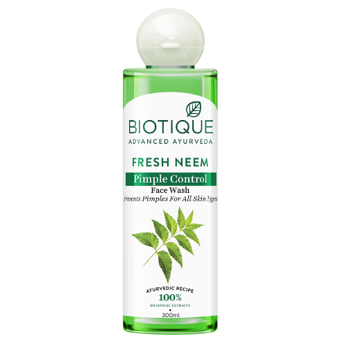 Biotique Neem Pimple Control Face Wash for Acne