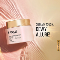 Lakmé Dew Drama Gel Crème – Hydrating & Nourishing Face Cream with Pro-Ceramides, Vitamin E, B3 & F | 50 g