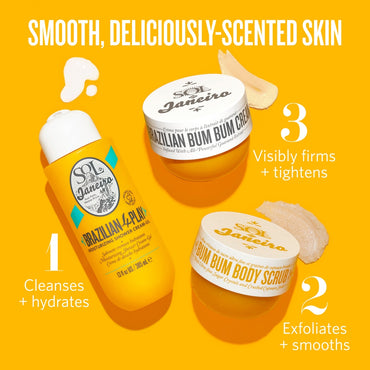 Sol de Janeiro Brazilian 4 Play Moisturizing Shower Cream-Gel – Hydrating Cleanser, 385ml