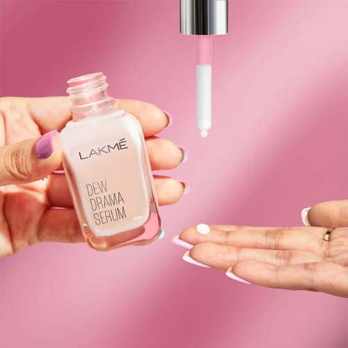 Lakmé Dew Drama Serum – 6% Vitamin E & Pro-Ceramide for Skin Barrier & Dewy Radiance | 15 ml