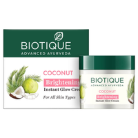 BIOTIQUE Coconut Brightening Instant Glow Cream