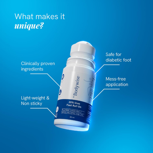 Be Bodywise 20% Urea Foot Roll On for Cracked Heels