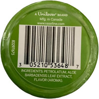 Vaseline Lip Therapy Lip Balm Tin, Aloe Vera, 0.6 oz