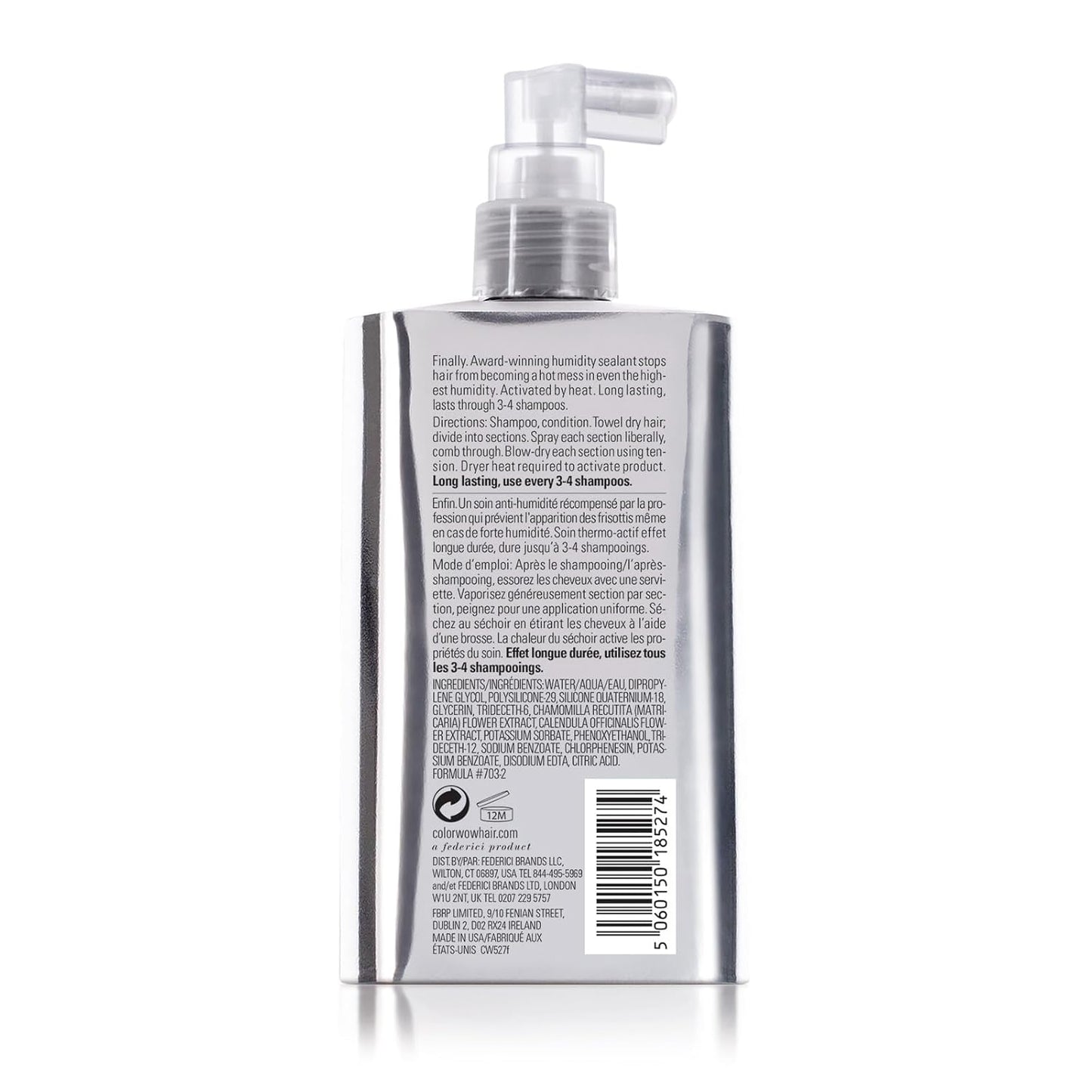 Color Wow Dream Coat Supernatural Spray Slays Humidity And Prevents Frizz, 6. 7 Fl. Oz.