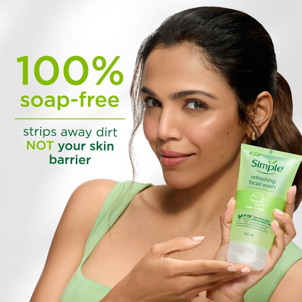 Simple Kind To Skin Refreshing Facial Wash 150 ml