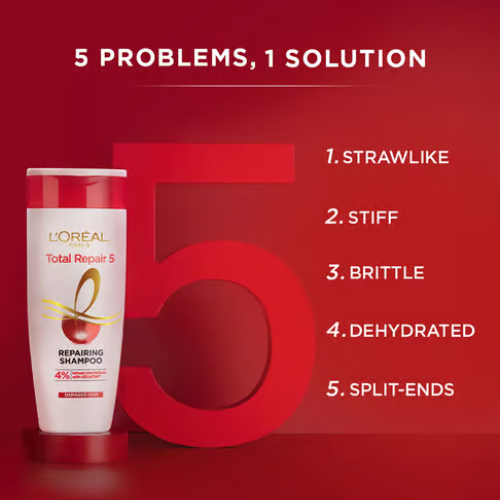 L'ORÉAL PARIS TOTAL REPAIR 5 SHAMPOO (192.5 ML)