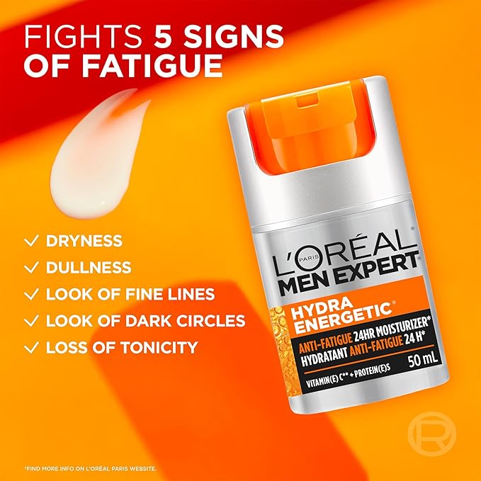 L'Oréal Paris Men Expert Hydra Energetic Face Cream with Vitamin C & Protein |50ml