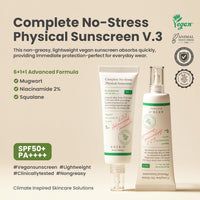 AXIS-Y Complete No-Stress Physical Sunscreen V3 SPF 50 (50ml)