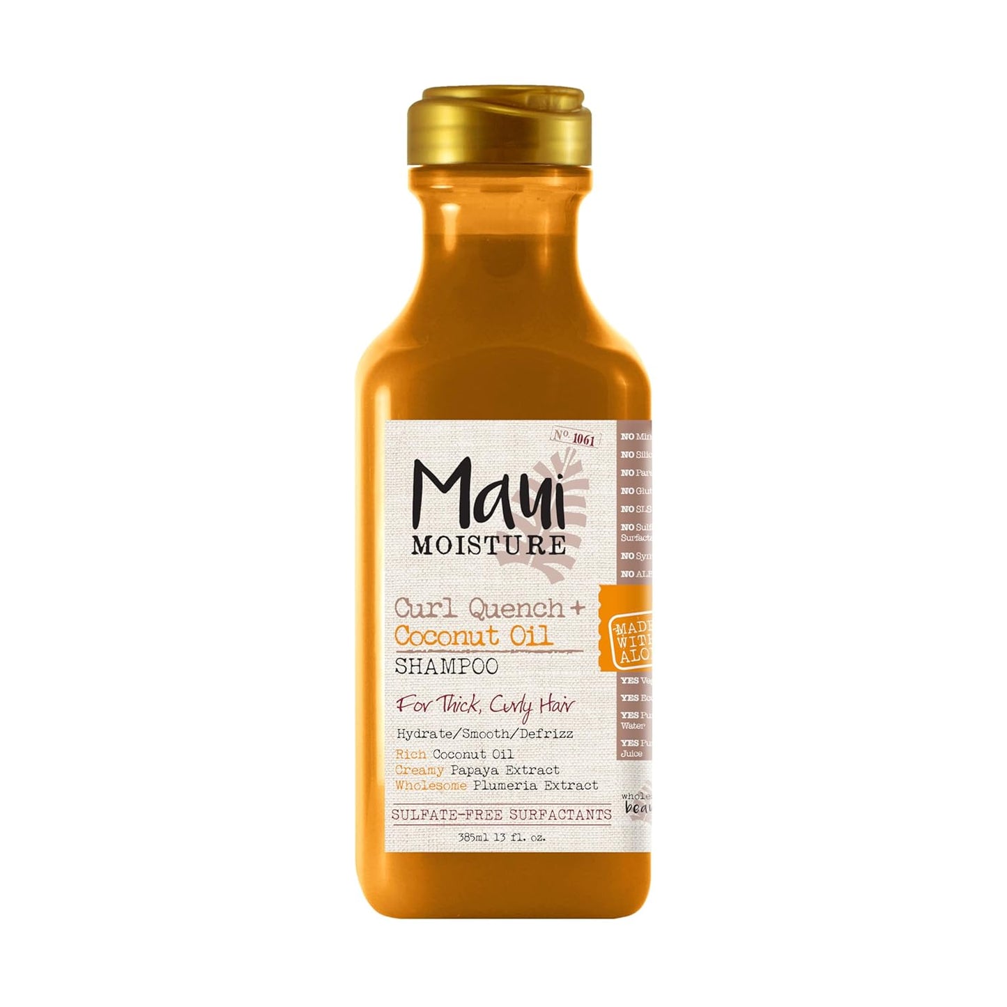 Maui Moisture Curl Quench + Coconut Oil Shampoo, 13 Ounce