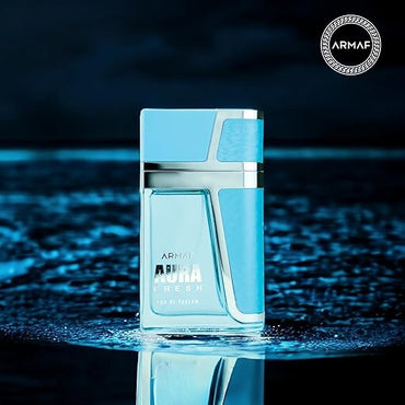 Armaf Aura Fresh Eau De Parfum for Men 100ml | Premium Woody Aromatic Long-Lasting Fragrance