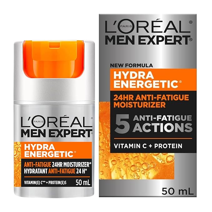 L'Oréal Paris Men Expert Hydra Energetic Face Cream with Vitamin C & Protein |50ml