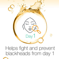 Neutrogena, Blackhead Eliminating Facial Scrub With Purifying Salicylic Acid, helps eliminate and prevent blackhead