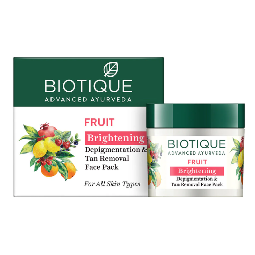Biotique Fruit Brightening Tan Removal Face Pack