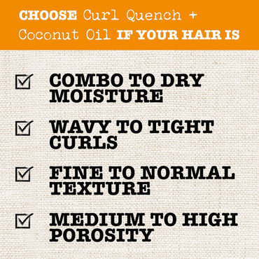 Maui Moisture Curl Quench + Coconut Oil Shampoo, 13 Ounce