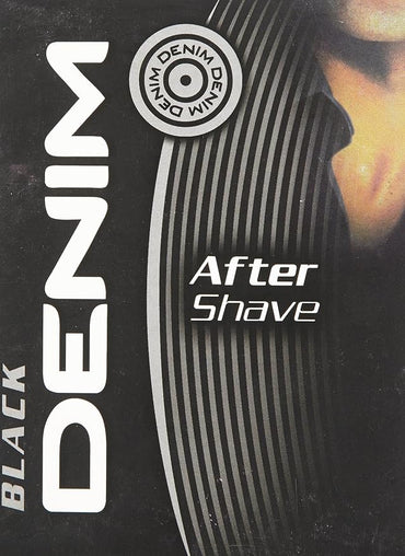Denim Black After Shave Lotion | Refreshing & Soothing Post-Shave Lotion for Men | Masculine Woody Fragrance | 100ml