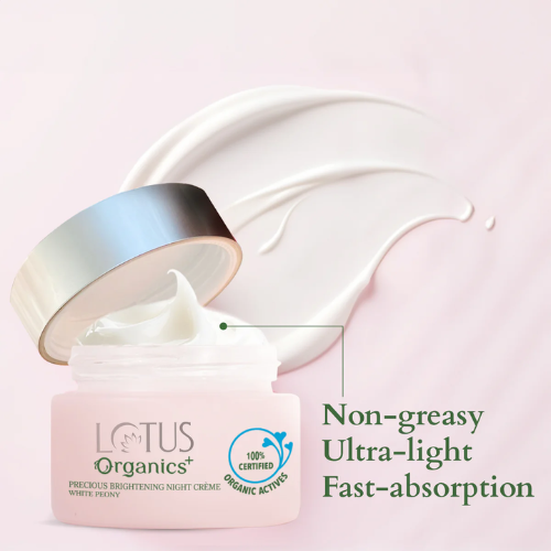 Lotus Precious Brightening Night Crème | Dark Spot & Radiance Boosting Night Care