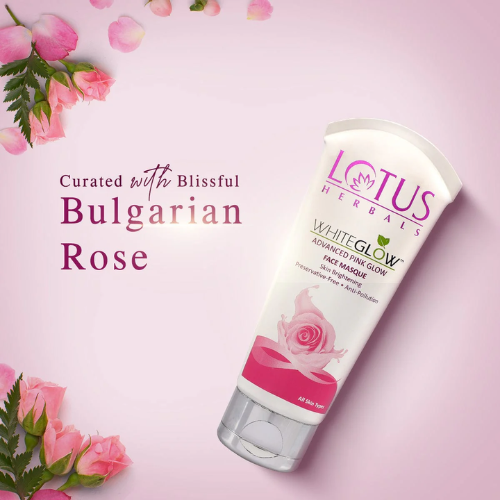 Lotus WhiteGlow Pink Glow Face Masque | Instant Radiance