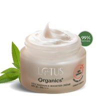 Lotus Organics+ Vitamin C Radiance Booster Cream | Brightening & Glow Moisturizer