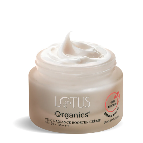 Lotus Organics+ Vitamin C Radiance Booster Cream | Brightening & Glow Moisturizer
