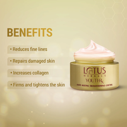 Lotus YouthRx Anti Ageing Transforming Cream SPF 25 PA+++ | Firming & Brightening Day Cream
