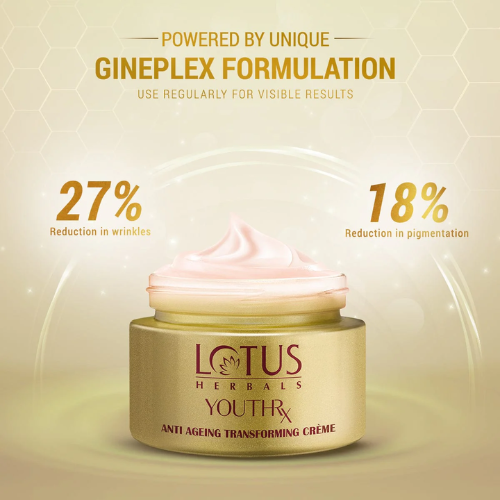 Lotus YouthRx Anti Ageing Transforming Cream SPF 25 PA+++ | Firming & Brightening Day Cream