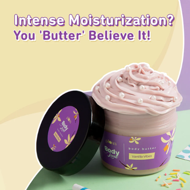 Plum Vanilla Vibes Body Butter by Plum BodyLovin 200g
