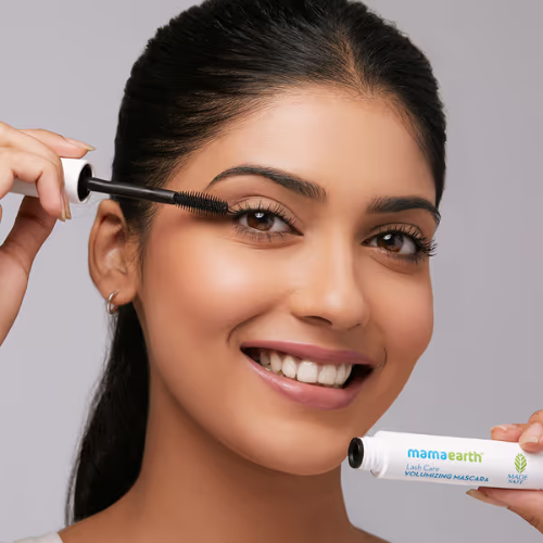 Mama Earth Lash Care Volumizing Mascara with Castor Oil & Almond Oil – 13 g