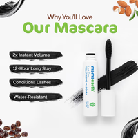 Mama Earth Lash Care Volumizing Mascara with Castor Oil & Almond Oil – 13 g