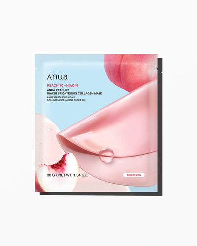 Anua Peach 70+ Niacin Brightening Collagen Mask (25 ml) (1 sheet)