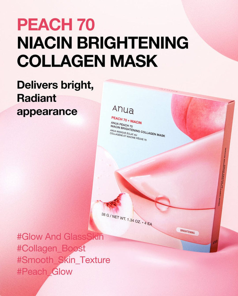 Anua Peach 70+ Niacin Brightening Collagen Mask (25 ml) (1 sheet)