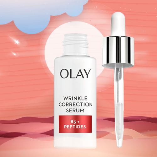 Olay Wrinkle Correction Vitamin B3 + Peptides Serum Fragrance-Free