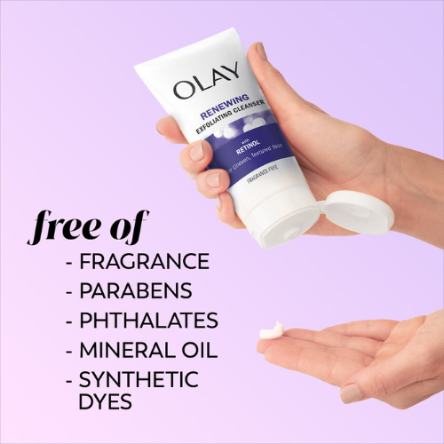 Olay Renewing Exfoliating Cleanser with Retinol
