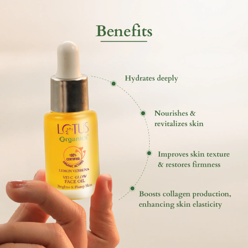 Lotus Organics+ Vitamin-C Glow Face Oil