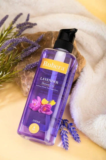 Rubera® Lavender Shower Gel – Relaxing & Refreshing Body Cleanser (1000ml)