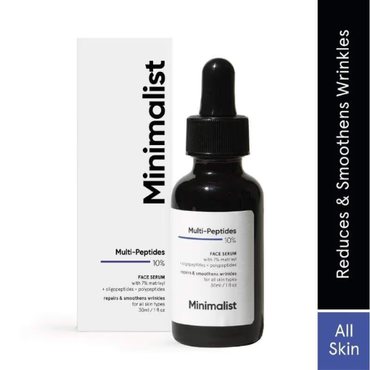 Minimalist Multi-Peptides 10% Face Serum