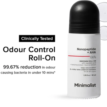Minimalist Nonapeptide + AHA 6% Underarm Roll-On