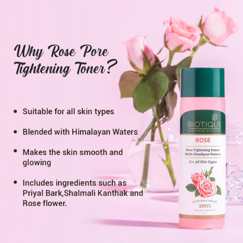 Biotique Rose Pore Tightening Toner 120ml