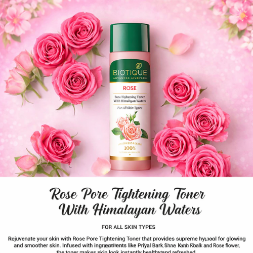 Biotique Rose Pore Tightening Toner 120ml