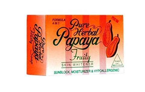 Pure Herbal Papaya Fruity Soap – Skin Whitening & Exfoliating Soap Bar (75g)
