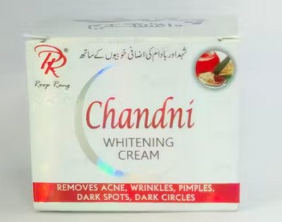Chandni Whitening Cream 50gm – Skin Brightening, Spot Removal & Glowing Complexion