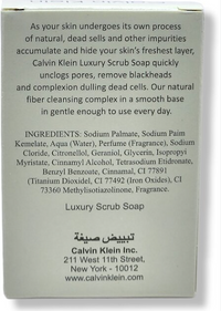 Calvin Klein Peach Luxury Scrub Soap – Whitening & Exfoliating Overnight Glow