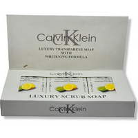 Calvin Klein Lime & Lemon Luxury Scrub Soap — Brightening Citrus Exfoliant